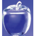 Medium Crystal Apple Paper Weight